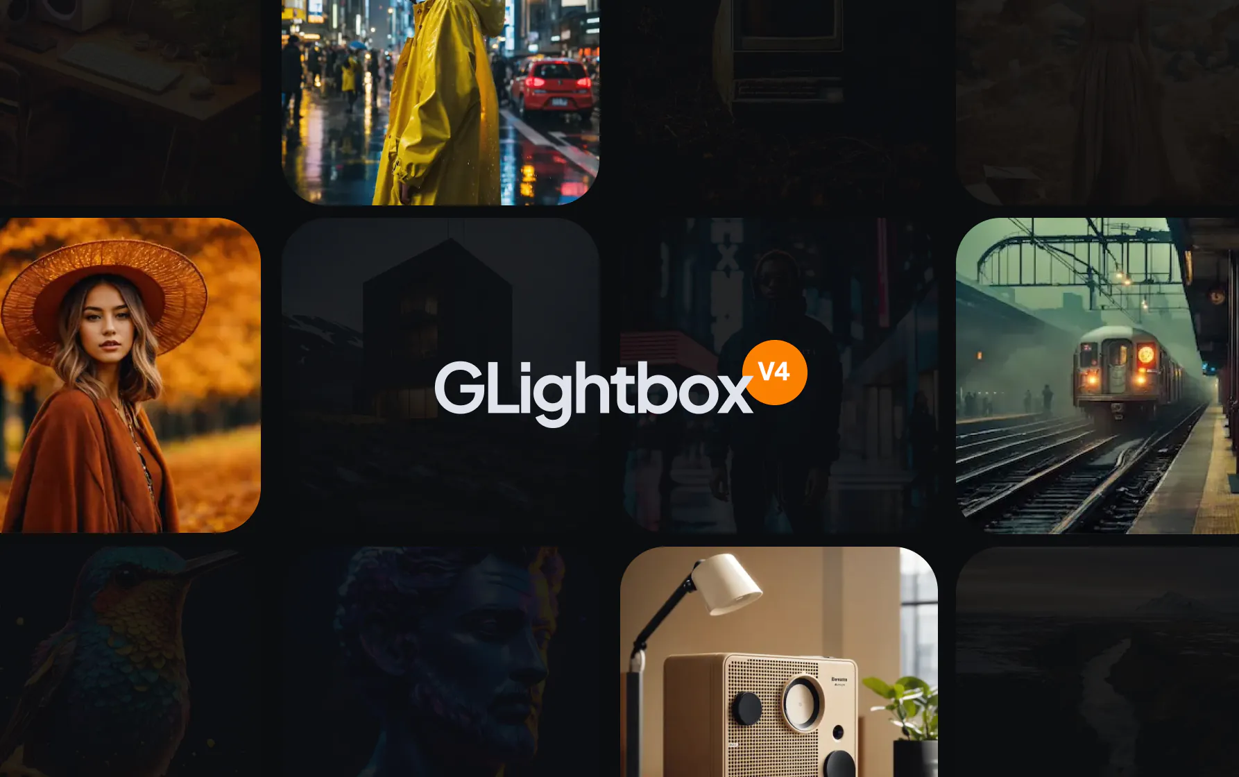 Galería GLightbox. Librería de javascript